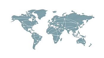 LOYS Global System Weltkarte Grafik