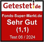 getestet.de - Note 1,1 für FondsSuperMarkt