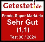 Getestet.de Siegel für FondsSuperMarkt - Jahr 2024